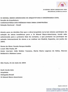Exposicao Bienal IberoAmericana 2004 Pq Amelia